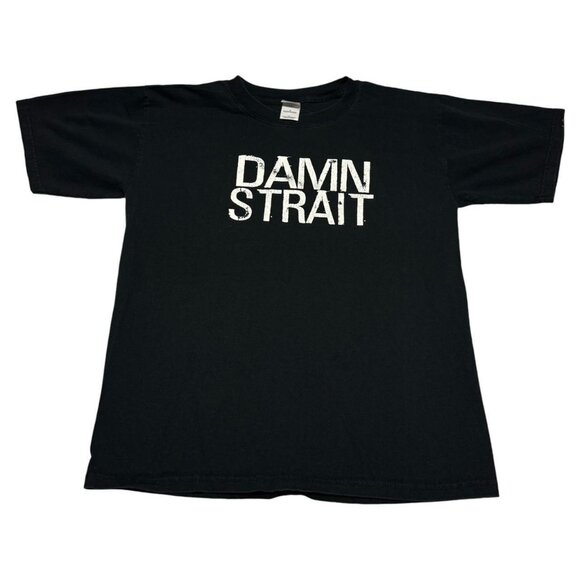Gildan George Strait Damn‎ Strait Country Music Shirt Adult Large - Picture 1 of 5